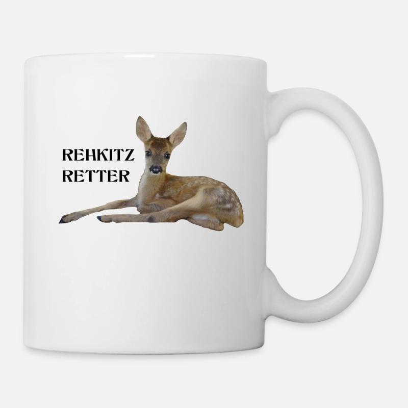 Rehkitz 8 - Tasse - Weiß