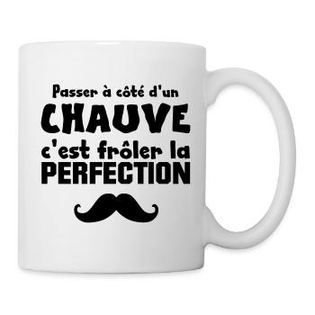 PASSER à Côté D'UN CHAUVE - Mug blanc - blanc - Droite
