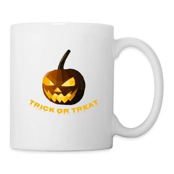 Trick or Treat Conception de citrouille d'Halloween - Mug blanc - blanc - Droite