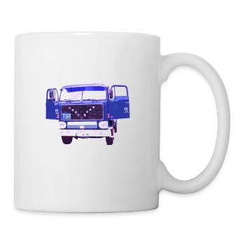 Retro-LKW - Tasse - Weiß - Rechts