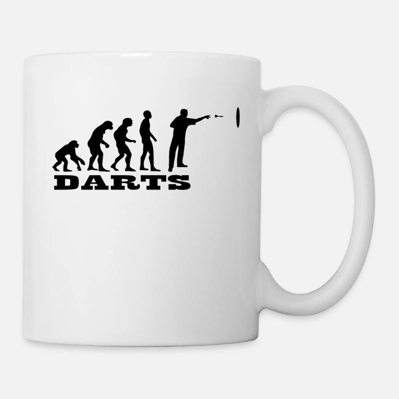 Darts Dart - Tasse - Weiß