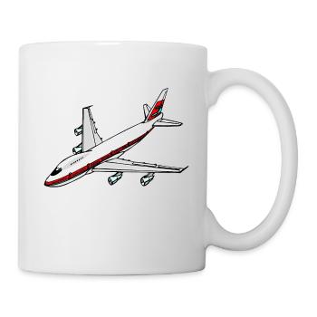 Jumbo - Tasse - Weiß - Rechts