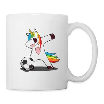 Unicorn soccer unicorn magical gate child - Mug - white - Right