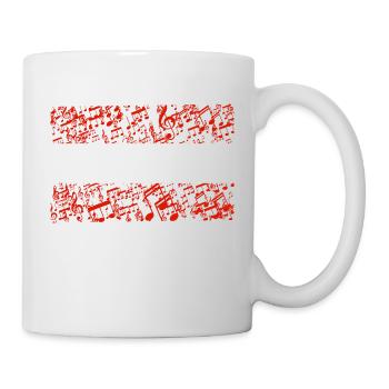 Autriche drapeau clef musique Autriche AT - Mug blanc - blanc - Droite