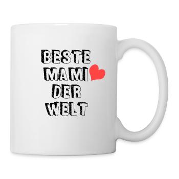 Beste Mami der Welt - Tasse - Weiß - Rechts