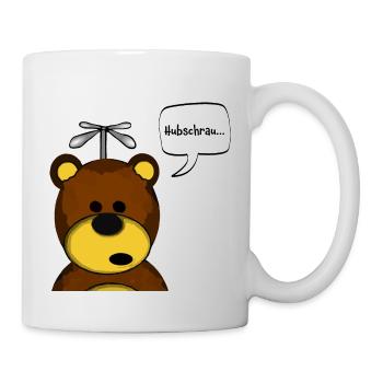 Hubschrauber Bär Hubschraubär - Tasse - Weiß - Rechts