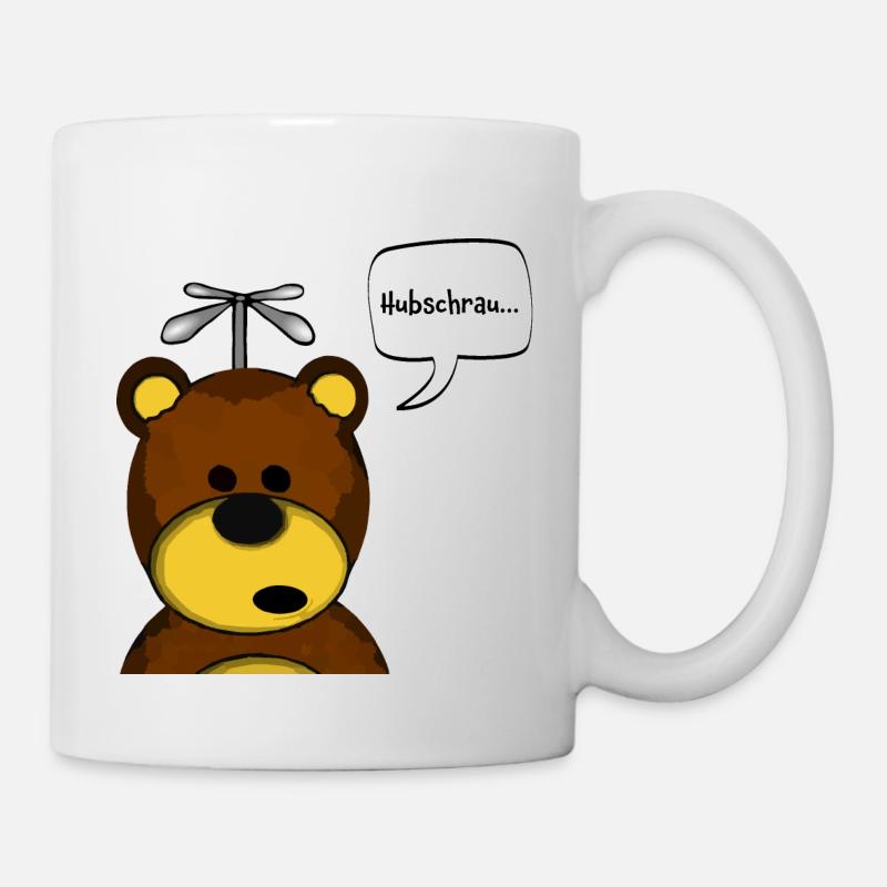 Hubschrauber Bär Hubschraubär - Tasse - Weiß
