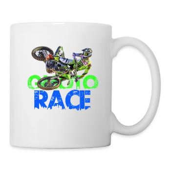 Eli Tomac ( ET3 ) Motocross Race 2020 - Tasse - Weiß - Rechts