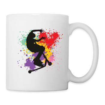 Freestyle-Roller - Tasse - Weiß - Rechts