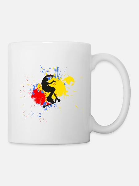 freestyle scooter - Mug - white