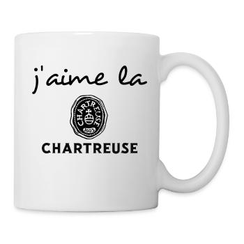 J'aime la CHARTREUSE - Mug blanc - blanc - Droite
