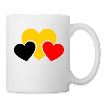 Belgique Drapeaux de la Belgique Drapeaux - Mug blanc - blanc - Droite