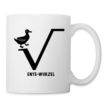 Ente Wurzel - Tasse - Weiß - Rechts