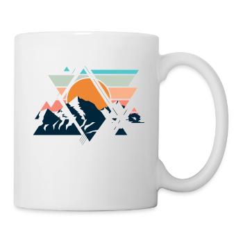 Nature Nature Mountains Mountains Sun Sun Hiking - Mug - white - Right