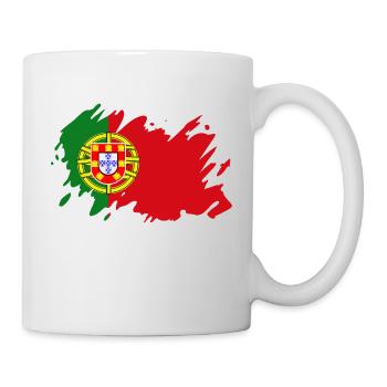 Drapeau portugais Drapeau portugais drapeau italien - Mug blanc - blanc - Droite
