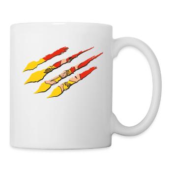 Sicile Drapeau Italie Palermo Trinacria Italia - Mug blanc - blanc - Droite