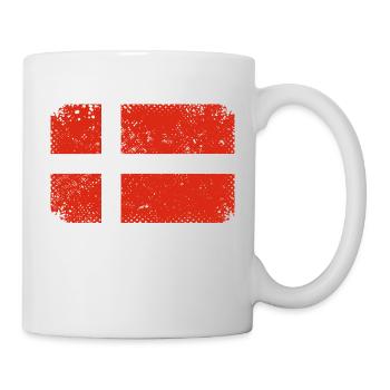 Denmark Flag Scandinavia Danish Flag Travel - Mug - white - Right