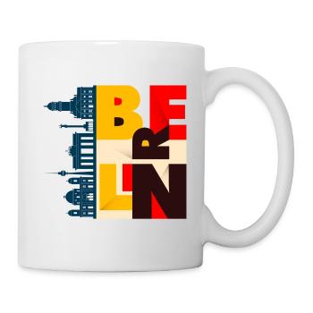 Berlin Skyline Stadt City Deutschland Germany - Mug - white - Right