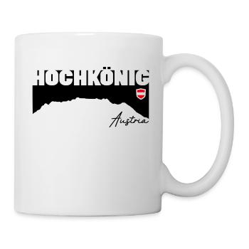 Hochkönig 2941 m Berg Berchtesgaden Alpen Austria - Mug blanc - blanc - Droite