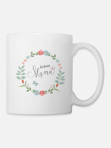 Maman est la bien-aimée - Mug blanc - blanc