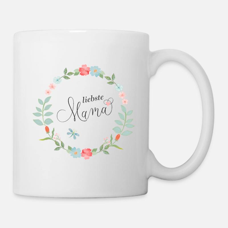 Mum is the dearest - Mug - white