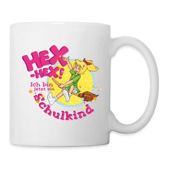 Bibi Blocksberg Ich Bin Jetzt Ein Schulkind - Tasse - Weiß - Rechts