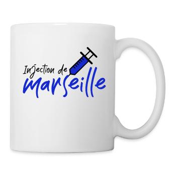 injection de Marseille - Mug blanc - blanc - Droite