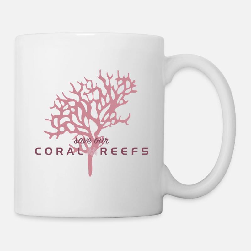 Coral - Tasse - Weiß