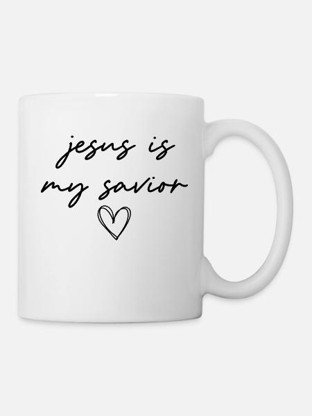 jesus is my savior - Tasse - Weiß