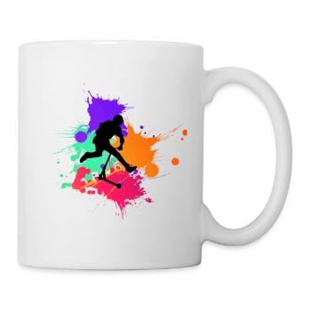 Freestyle-Roller - Tasse - Weiß - Rechts