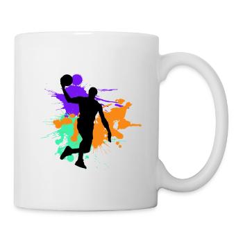 Basketball - Mug blanc - blanc - Droite