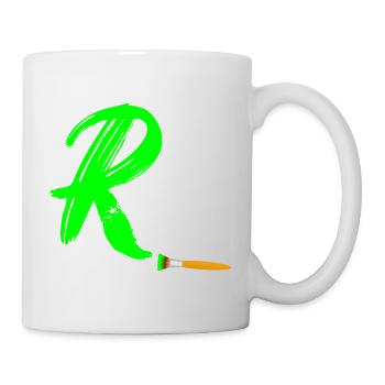 brush grün r - Tasse - Weiß - Rechts