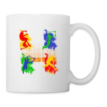 Freestyle-Roller - Tasse - Weiß - Rechts