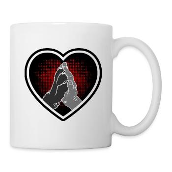 Hundefreund Dogfriend High Five - Tasse - Weiß - Rechts
