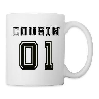 Cousin01 original birthday humor gift - Mug - white - Right