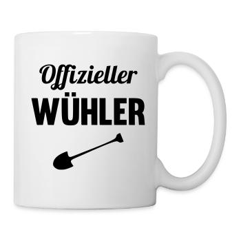 Offizieller Wühler - Tasse - Weiß - Rechts
