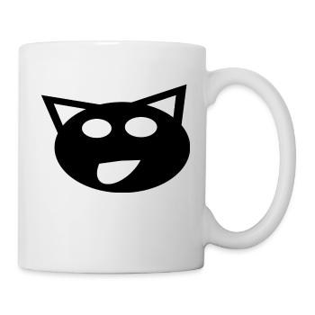 le chat noir - Mug blanc - blanc - Droite
