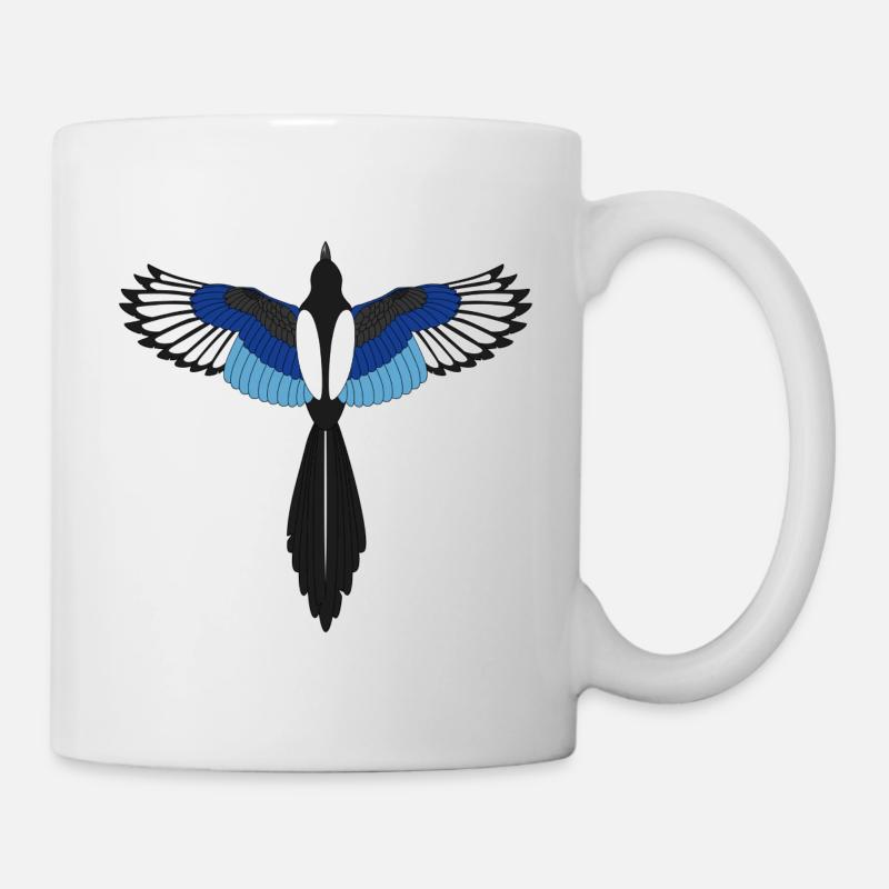 BLACKBILLED MAGPIE | CREATIVE | URBAN SYNTHETICS - Mug - white