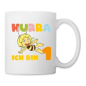 Biene Maja Erste Geburtstag Ich bin 1 - Tasse - Weiß - Rechts