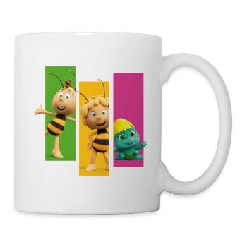 Die Biene Maja 3 Film Mit Willi Und Smoosh Kacheln - Tasse - Weiß - Rechts
