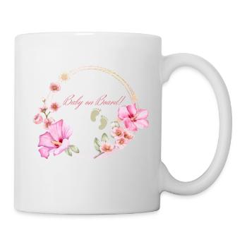 baby on board - Tasse - Weiß - Rechts