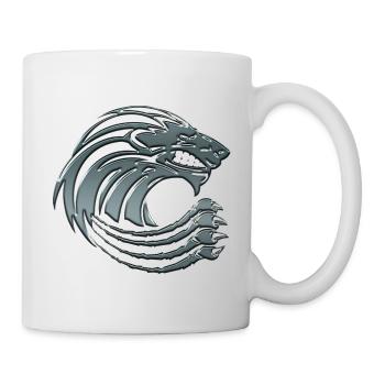 Vecteur de jeu lion - Mug blanc - blanc - Droite