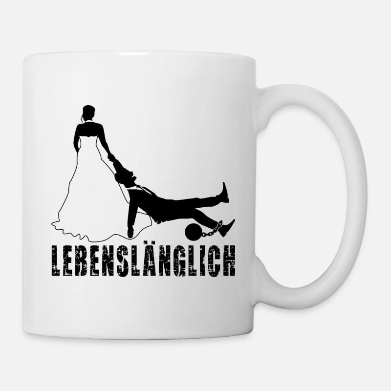 JGA JUNGGESELLENABSCHIED BRÄUTIGAM HOCHZEIT - Tasse - Weiß