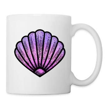 Coquillages - Mug blanc - blanc - Droite