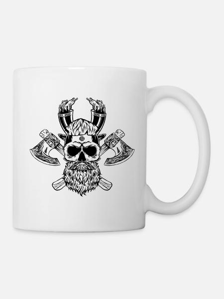 WIKINGER VIKINGS WALHALLA - Tasse - Weiß