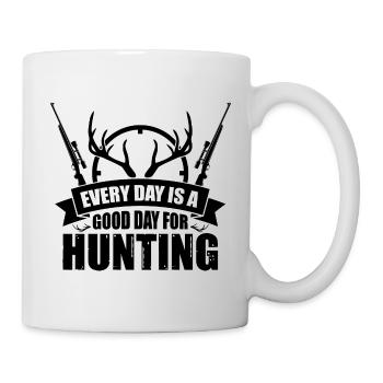 Every day is wonderful for hunting - Mug - white - Right