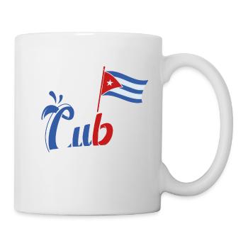 Patria y Vida Cuban Flag Cuban Pride Cuba - Tasse - Weiß - Rechts