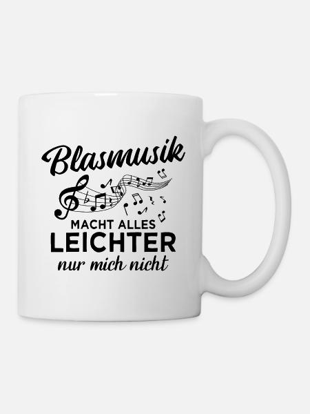 Blasmusik Blaskapelle Blasorchester Musik - Tasse - Weiß