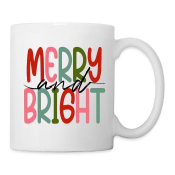 Merry and Bright Christmas - Mug - white - Right