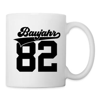 44. GEBURTSTAG BAUJAHR 1982 - Tasse - Weiß - Rechts